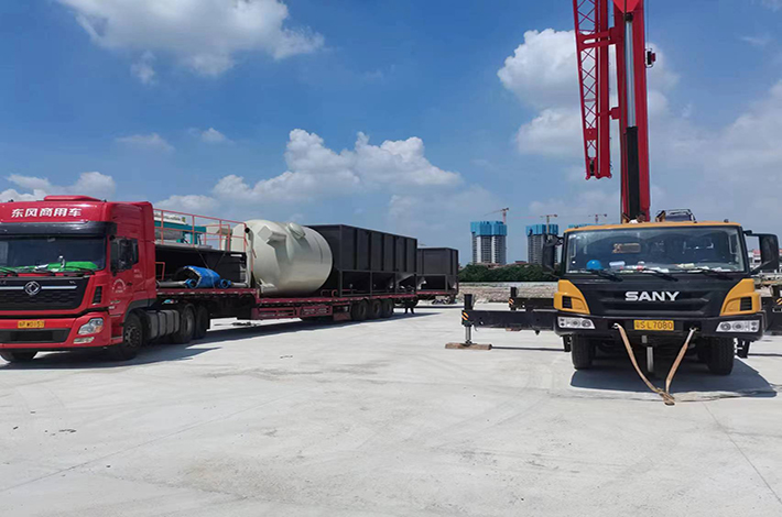 土壤淋洗設備安裝現(xiàn)場