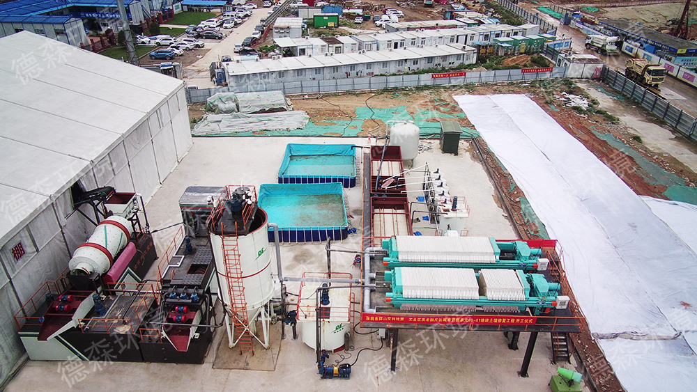 油田油泥污染淋洗修復處理