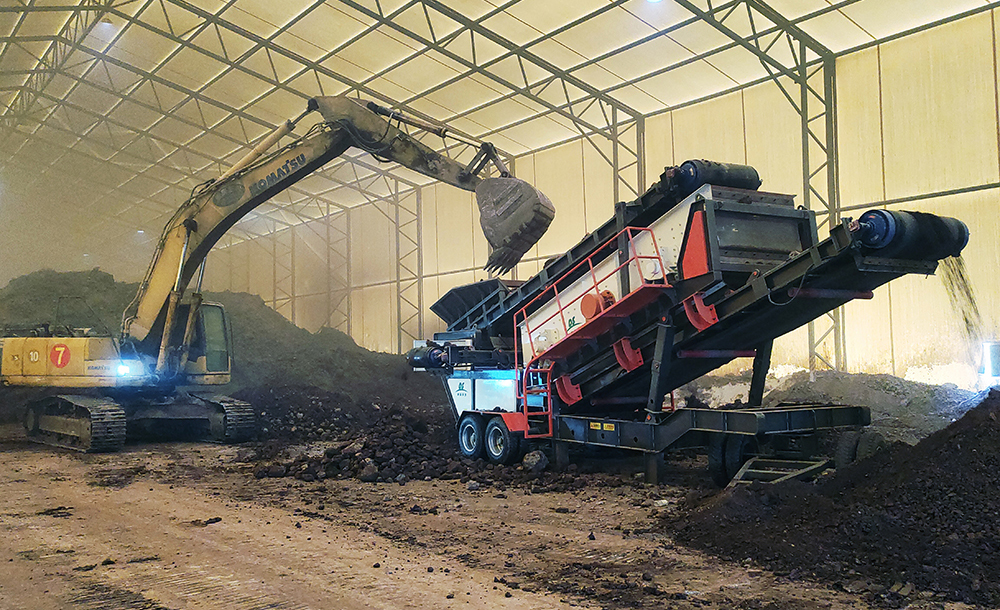 污染土壤篩分預處理