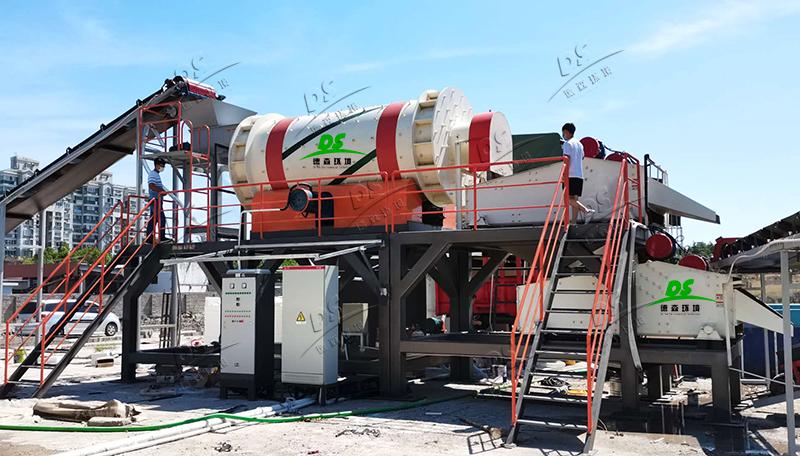 污染場(chǎng)地淋洗修復(fù)現(xiàn)場(chǎng)